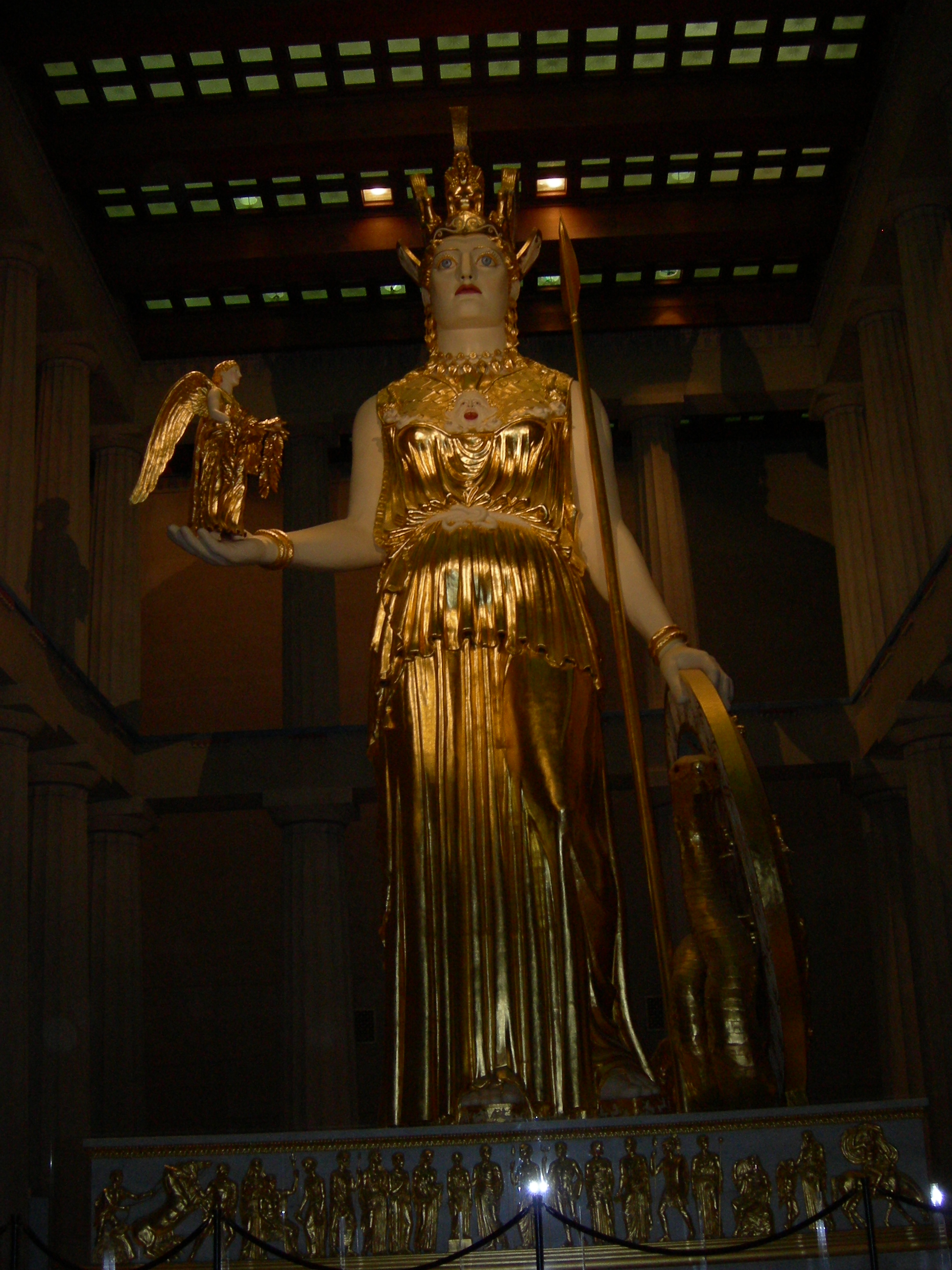 Athena statue at the Nashville Parthenon